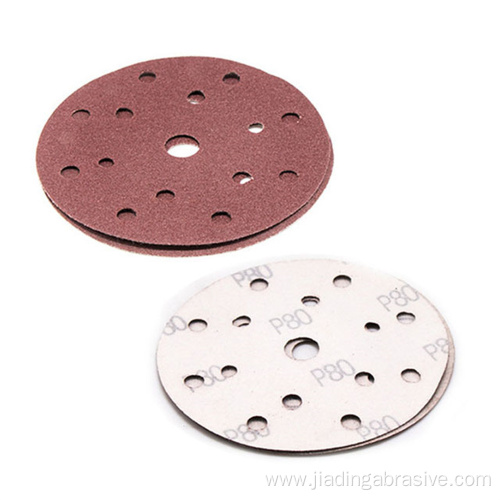 150mm alumina abrasive sand disc paper 15holes